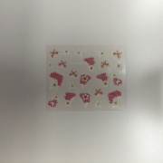 3D Sticker farbig weiss XF 434
